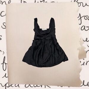 vintage bow accent silk top